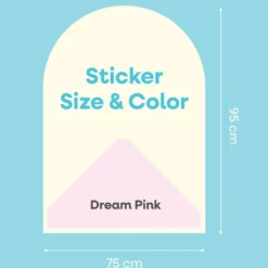 Cleverclixx | Magnetfolie 95 x 75 cm, Dream Pink