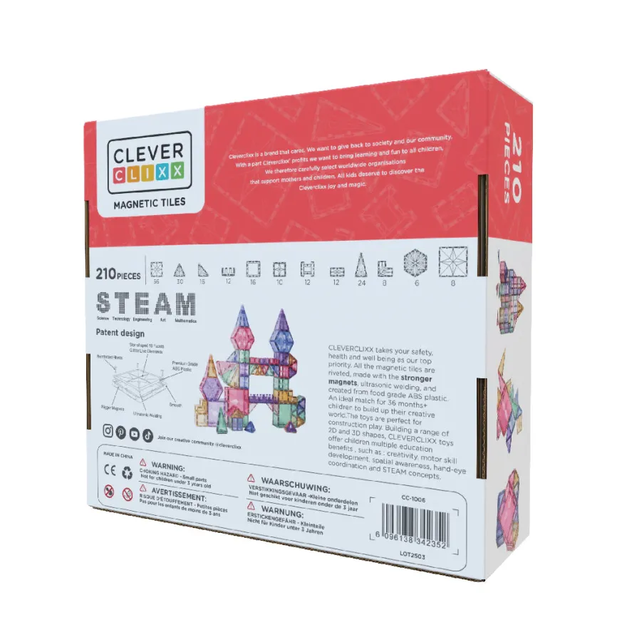 Cleverclixx | Pastel Mega, 210 st.