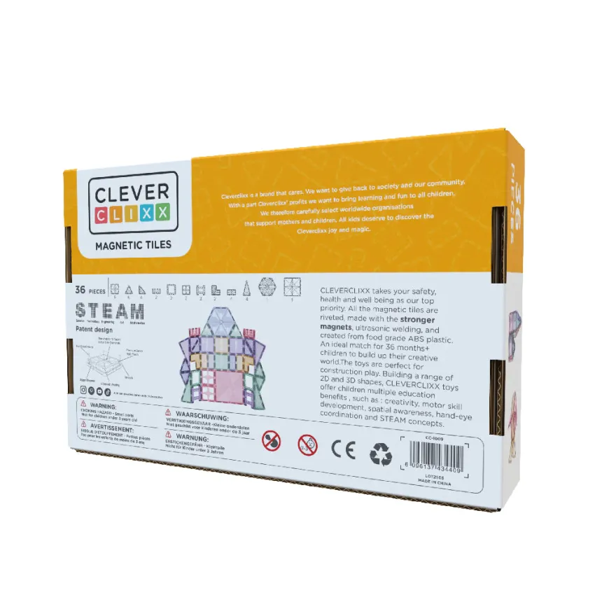Cleverclixx | Pastel Mini, 36 st.