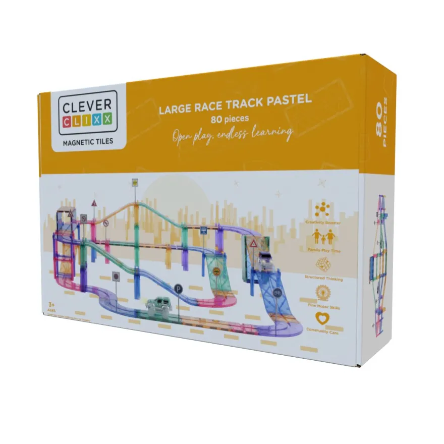 Cleverclixx | Pastel racerbana, 80 st.