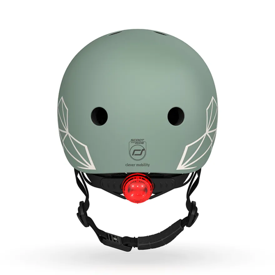 Cykelhjälm för bebis, 45-51 cm - Green lines