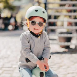 Cykelhjälm för bebis, 45-51 cm - Green lines