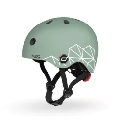 Cykelhjälm för bebis, 45-51 cm - Green lines
