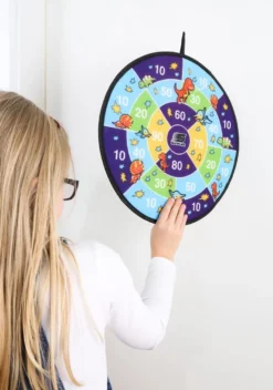 Dartspel med kardborre - Dubbelsidigt
