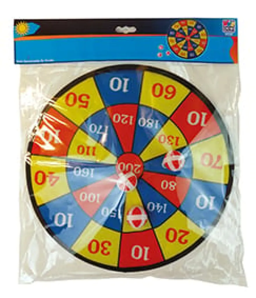 Dartspel, Velcro - Med poängfält