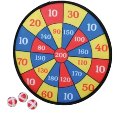 Dartspel, Velcro - Med poängfält