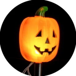 Dekorationsspjut med ljus – Pumpa, 4 st.