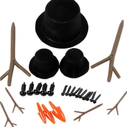 Dekoreringsdetaljer - Snögubbar, 3 uppsättningar