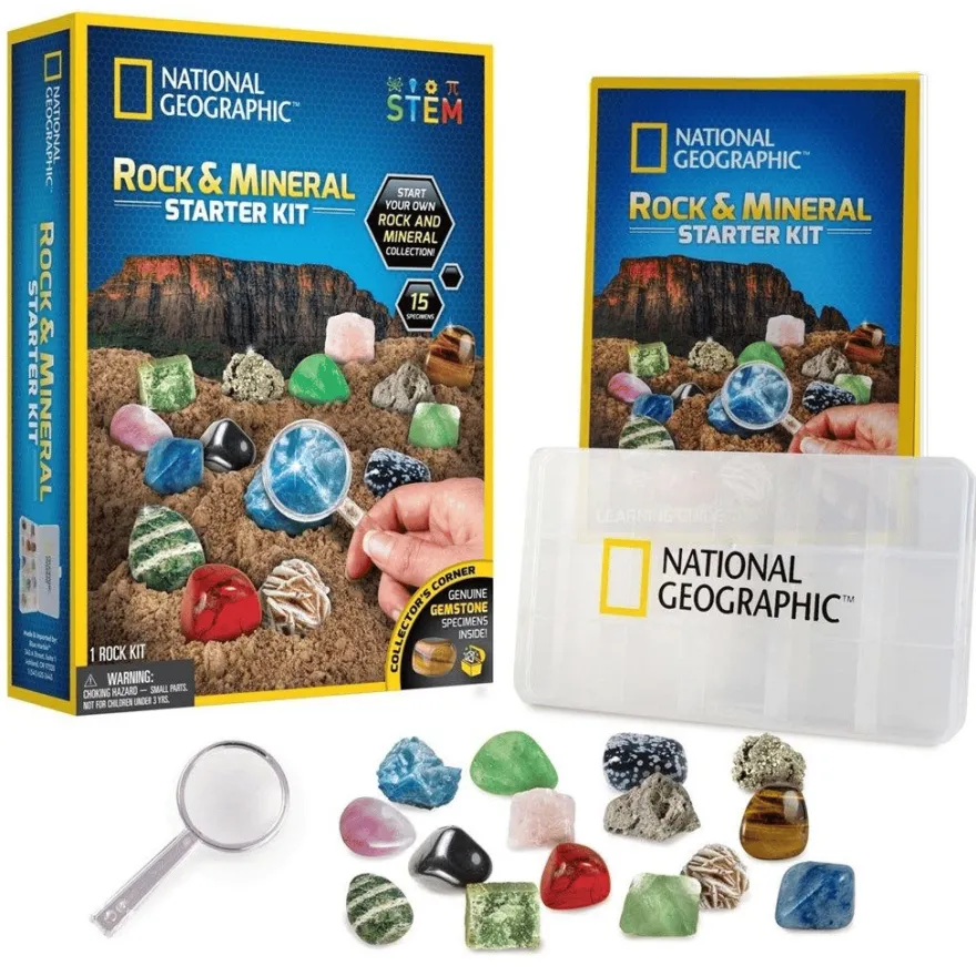 Ädelstenar - och mineraler - Startpaket