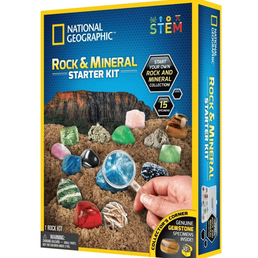 Ädelstenar - och mineraler - Startpaket