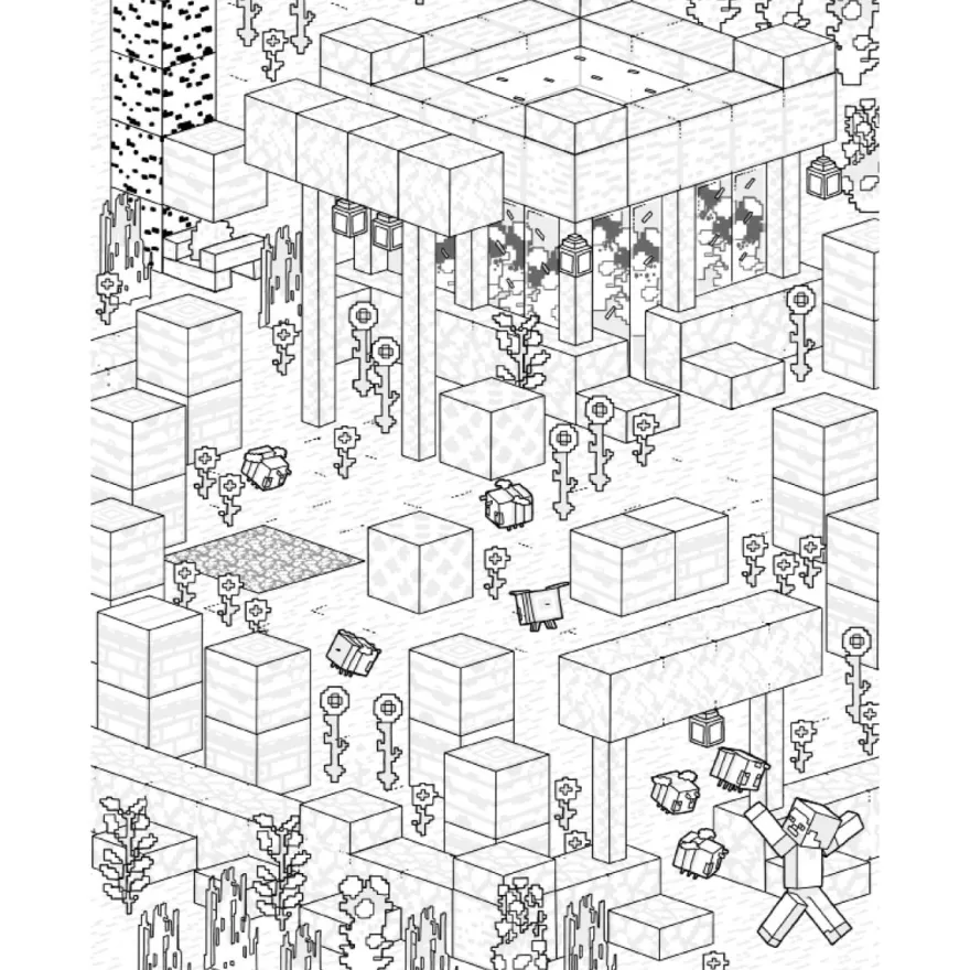 Den officiella Minecraft-målarboken