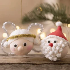 DIY-julkulor - Jultomte & ängel