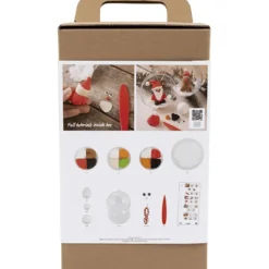 DIY-julkulor med julfigurer, 4 st.