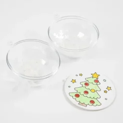DIY-julkulor med julmotiv, 3 st.