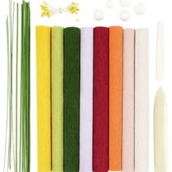DIY-kit - Blommor i kräppapper