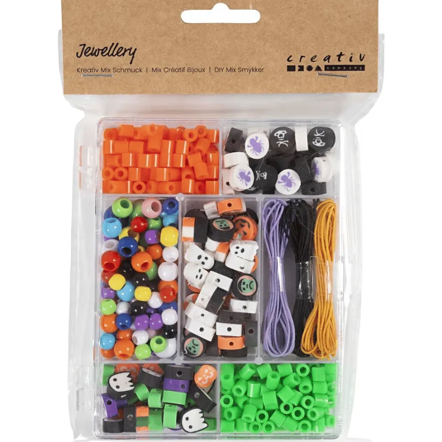 DIY-smycken, startpaket - Halloween