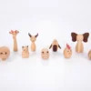 Djurvänner - Träfigurer, 10 st.
