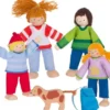 Dockhus - Dockfamilj inkl. hund