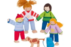 Dockhus - Dockfamilj inkl. hund