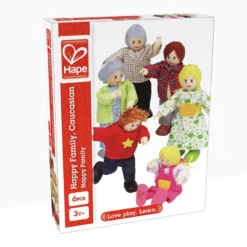 Dockhusfigurer - Familj inkl. förföräldrar