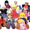Dockor 12,5 cm - A: 12 familjemedlemmar