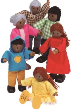 Dockor 11 cm. - A: 6 familjemedlemmar