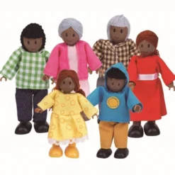 Dockor 11 cm. - A: 6 familjemedlemmar