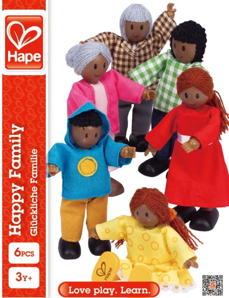 Dockor 11 cm. - A: 6 familjemedlemmar