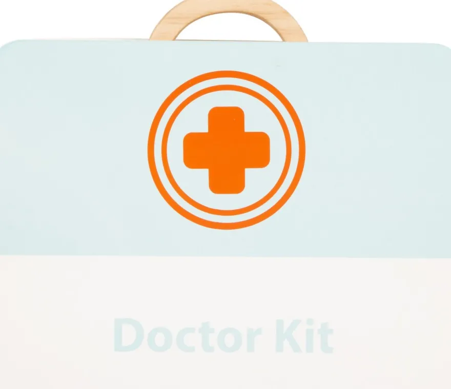 Doktor- och tandläkarredskap i väska