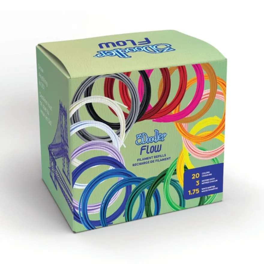 3Doodler Flow | Refill, färgmix, 20 st.