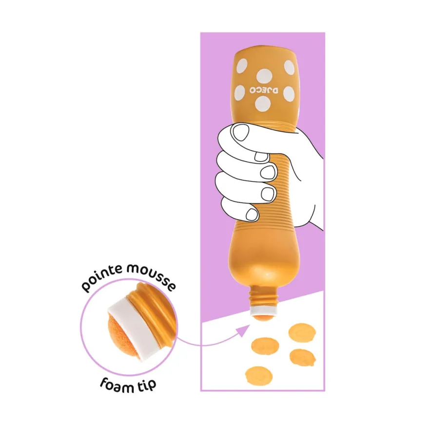 Dot Markers – Pärlemor, 4 st.