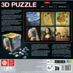 3D-pusselkub – Art