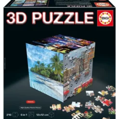 3D-pusselkub – Travel