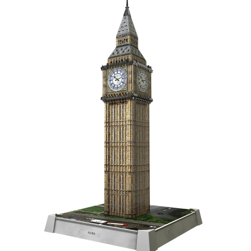 3D-pussel med LED, 216 bitar – Big Ben