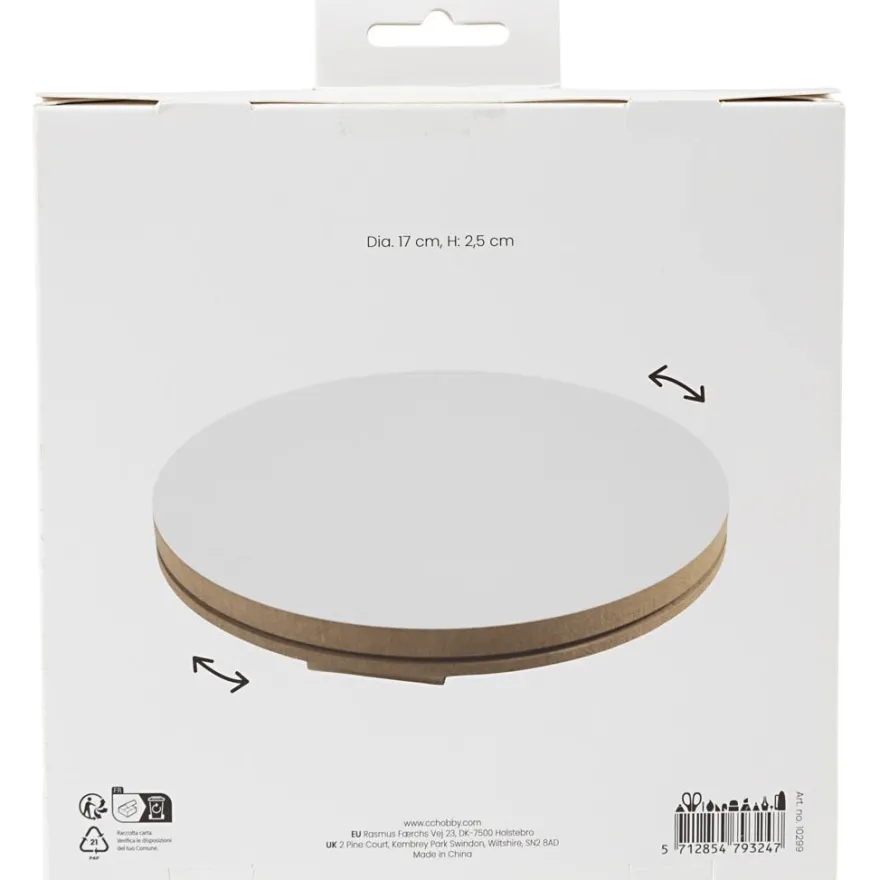 Drejbräda Ø17 cm