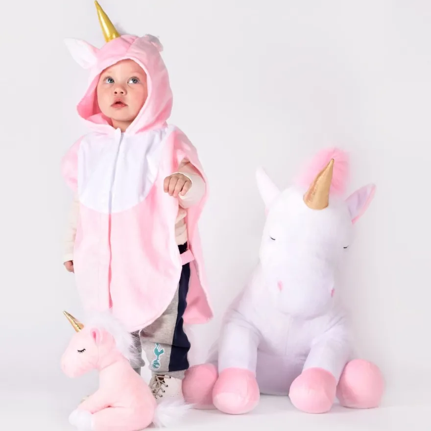 Enhörning, rosa, stl. 1-4 år