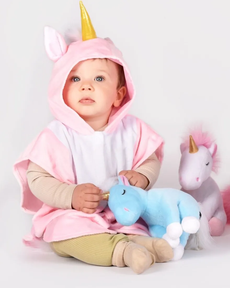 Enhörning, rosa, stl. 1-4 år