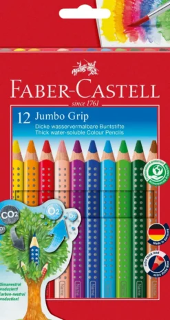 Faber Castell Färgpennor Jumbo Grip 12 st.