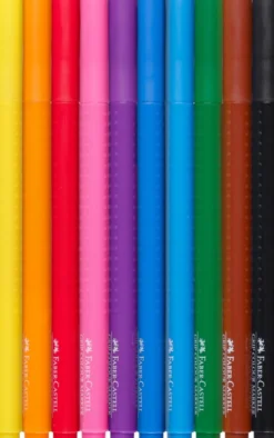 Faber Castell Tuschpennor Grip 10 st.