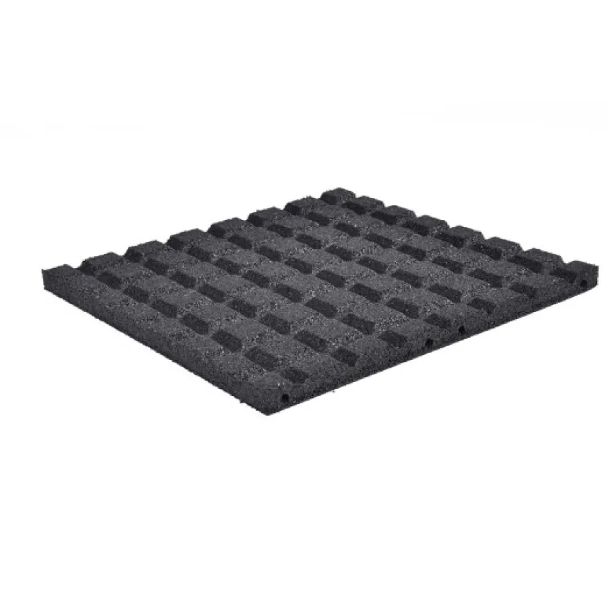 Fallunderlag 50x50 cm/30 mm – Svart, förskolekval.