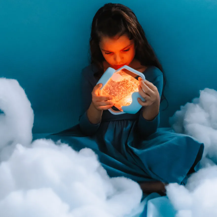 Fascinationsburk med ljus – Ljusblå