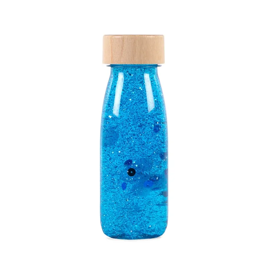 Fascinationsflaska - Blått glitter