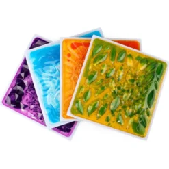 Fascinationsmattor 30 x 30 cm – Taktil, 4 st.