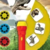 Ficklampa med dias - Dinosaurier