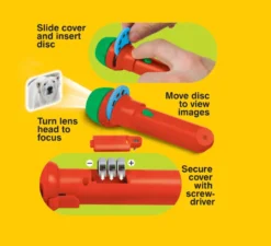 Ficklampa med dias - Farliga djur