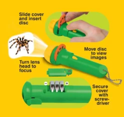 Ficklampa med dias - Insekter