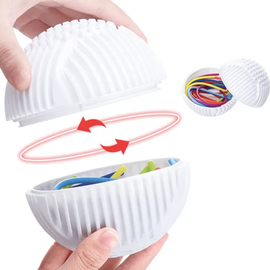 Fidget-sensorisk boll Ø11 cm – Vit