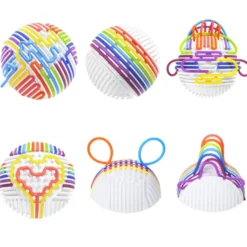 Fidget-sensorisk boll Ø11 cm – Vit