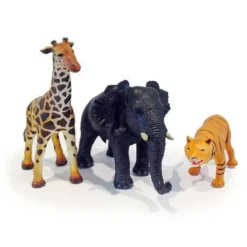 Figurer i 100% naturgummi - Djungeldjur