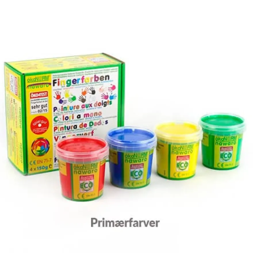 Fingerfärg - 4 x 150 gram